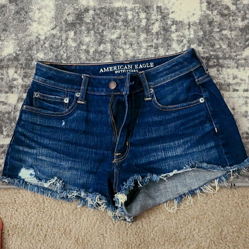 Dark wash Jean shorts
